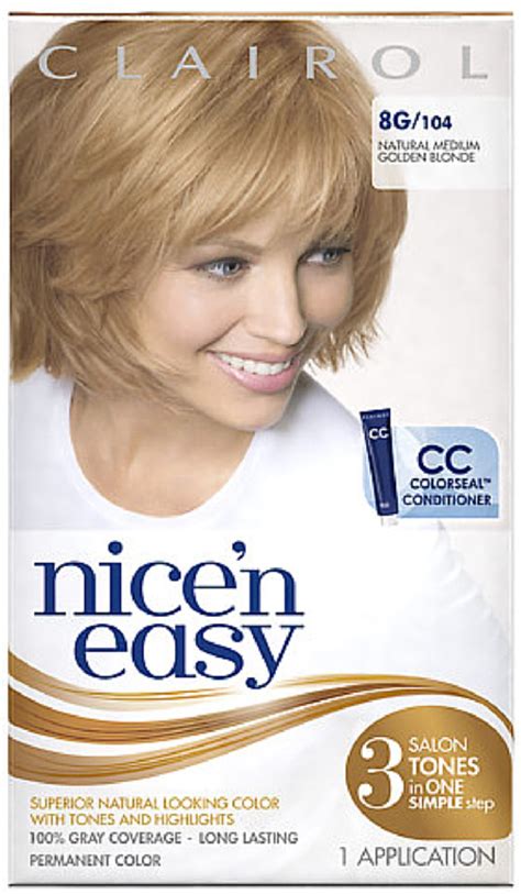 Nice N Easy Permanent Color Natural Medium Golden Blonde Ea Pack Of Walmart Com