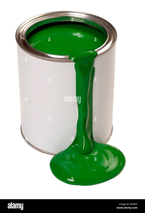 Green Paint Stock Photo Alamy