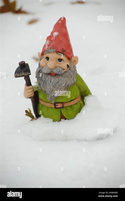 Snow Gnome Hi Res Stock Photography And Images Alamy