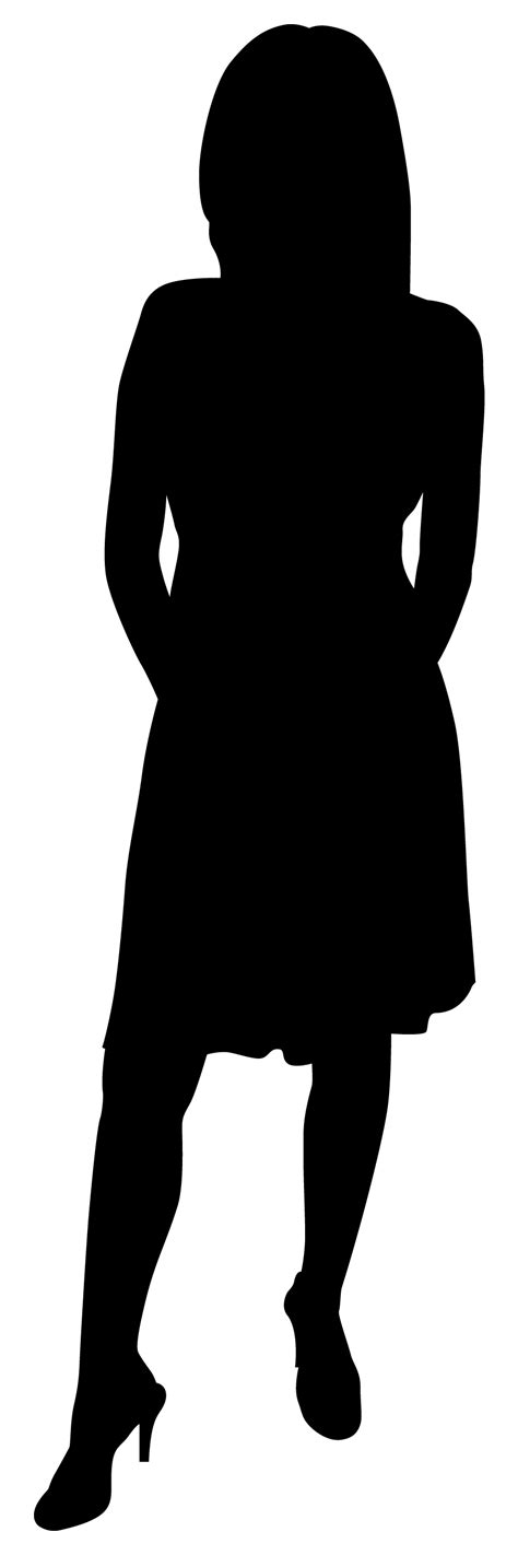 Logo outline illustration of pretty girl. Female Profile Silhouette - Cliparts.co