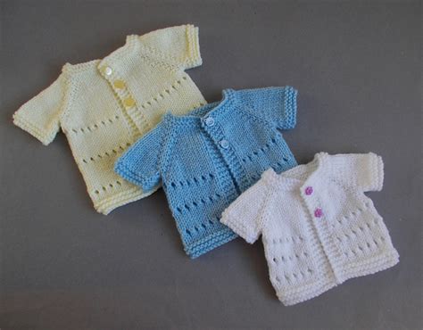 Ravelry Little Jay Premature Baby Cardigans Pattern By Marianna Mel