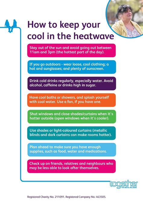 together s tips on how to keep your cool in a heatwave together a leading uk mental health