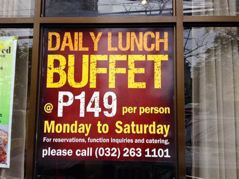 Eat All You Can Restaurant In Cebu Very Affordable Buffet Lunch At