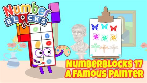 Numberblocks 17 A Famous And Reliable Painter Best Moment New