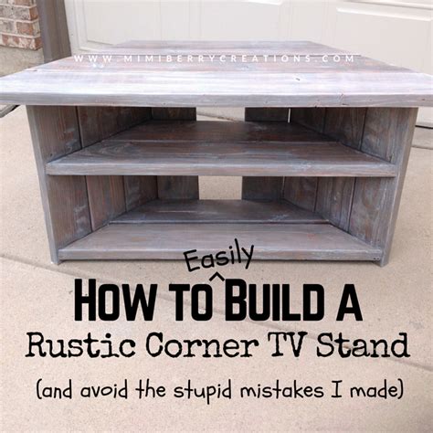 Then, add chair legs to reach a comfortable height. mimiberry creations: How to Easily Build a Rustic Corner ...