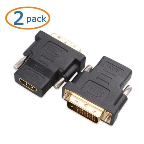 Buy Cable Matters 2 Pack Gold Plated Dvi To Hdmi Male To Female
