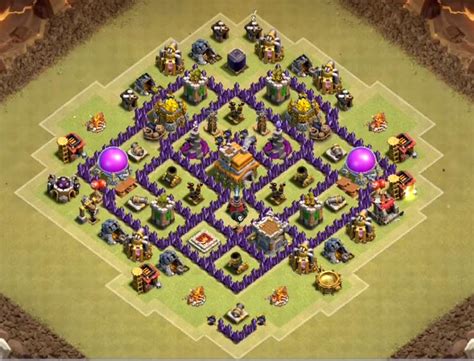 This town hall 7 coc base layout can be used for farming loot/resources as well as for trophy pushing. 12+ Best TH7 War Base Anti 3 Star 2021 (New!)