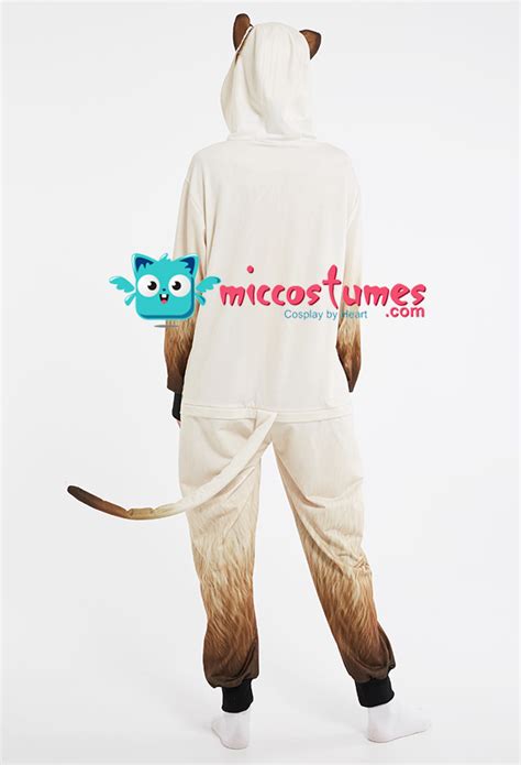 Siamese Cat Homewear Onesie Pajama Women Adult Kigurumi Hooded