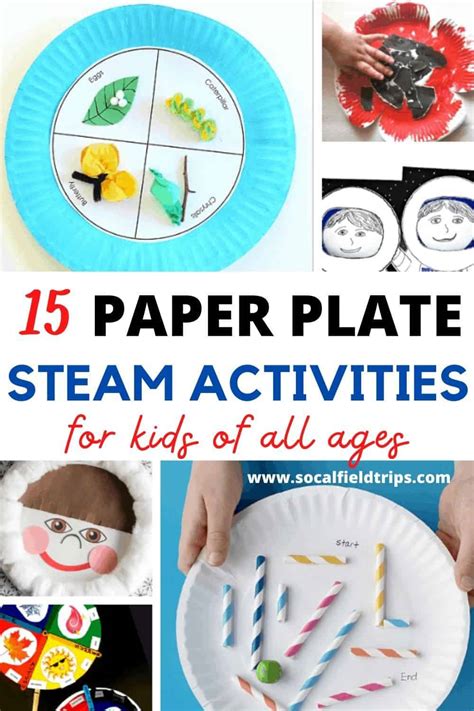 15 Paper Plate Steam Activities For Kids Socal Field Trips