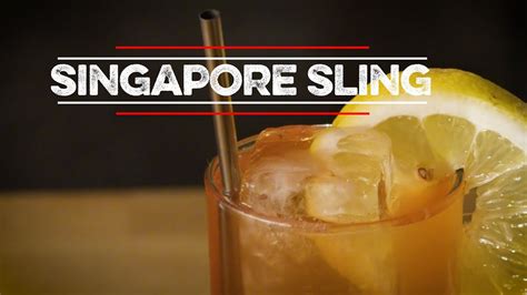 What's in a singapore sling? Singapore Sling | How to Drink - YouTube