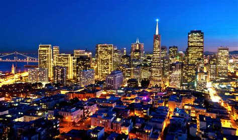 Download San Francisco Cityscape At Night