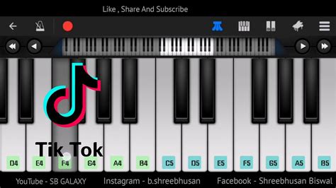 Tiktok Song Theme On Piano Live Piano Youtube
