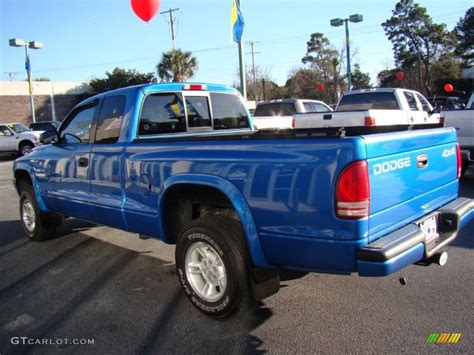 1999 Intense Blue Pearl Dodge Dakota Sport Extended Cab 4x4 42681871