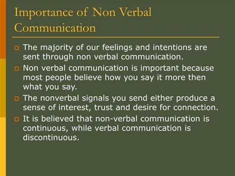 PPT Non Verbal Communication PowerPoint Presentation Free Download ID