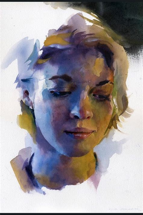Pin By Vladlumy Kung On Portraits Painting Watercolor Portraits