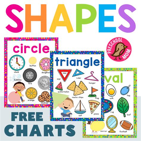 Preschool Shapes Charts Preschool Mom