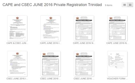 Csec Cxc Exam Past Papers Cape And Csec June 2016 Private Registration