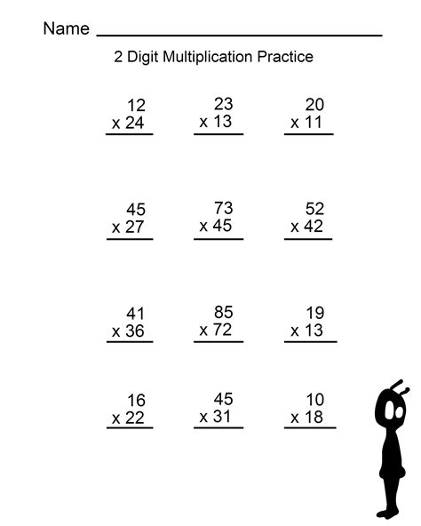 Multiplication Facts For 4th Graders