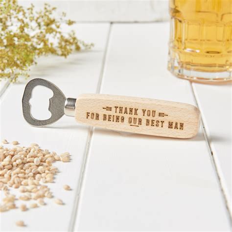 Personalised Best Man Bottle Opener By Sunday S Daughter Personalized