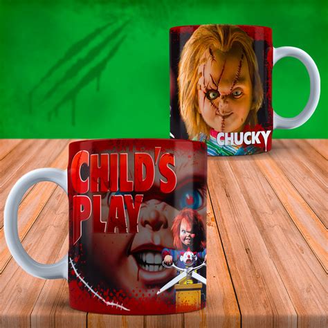Tazza Chucky La Bambola Assassina Foto Di Cotone Stampa Magliette E Gadget Personalizzate