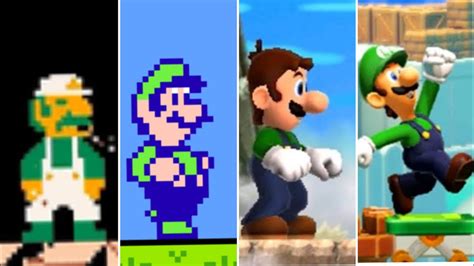 Evolution Of Luigi In Super Mario 2d Games 1985 2022 Youtube