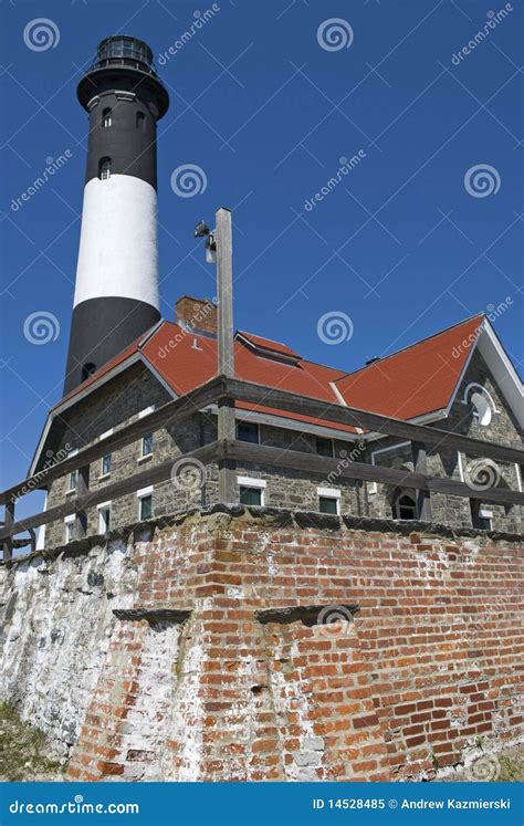 Lighthouse Wall Stock Image Image Of Boardwalk Island 14528485