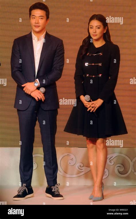 Chinese Actress Zhang Yuqi Right And South Korean Actor Kwon Sang Woo