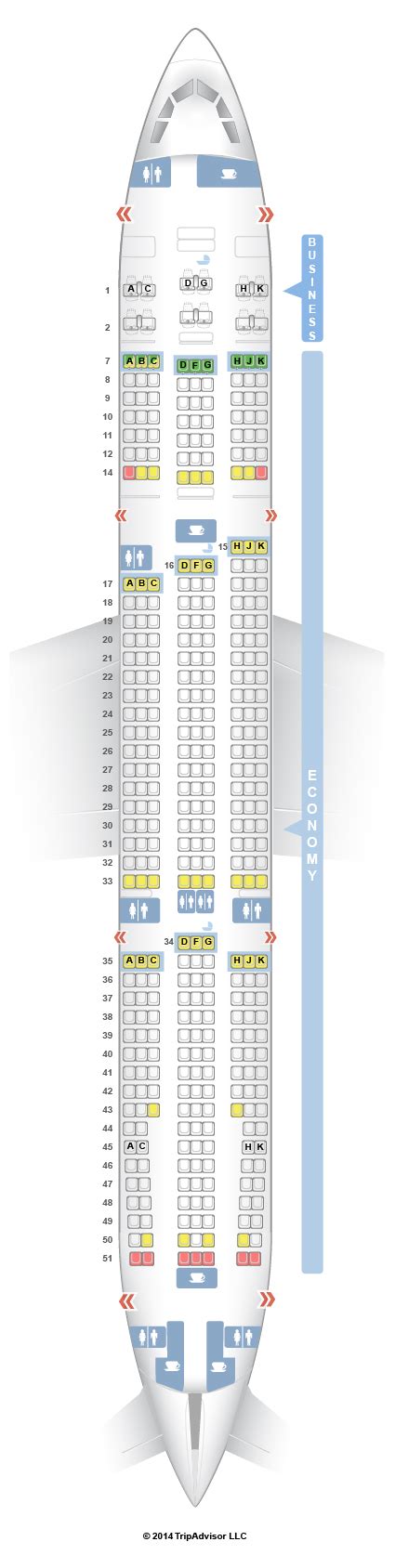 Seatguru Seat Map Airasia X Airbus A330 300 333
