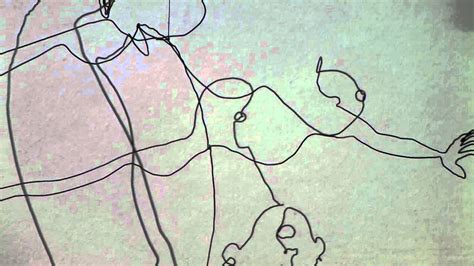 Kinetic Art Wire Drawing Of Naked Girl Youtube