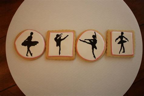 Ballerina Silhouette Cookies Cookie Decorating Cookies Sweet