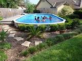 Above Ground Pool Landscaping Rocks Pictures