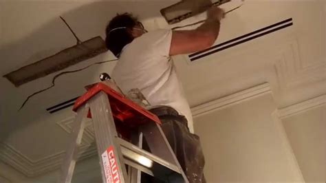 Traditional lath and plaster ceilings and walls, (or lathe and plaster depending on your spelling!), really add to the charm and feel of living in a period house. Repairing Ducts in a Lath and Plaster Ceiling - YouTube