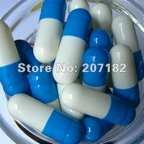 5000pcspack Separated 0 Bluewhite Pharmacy Product Hard Gelatine