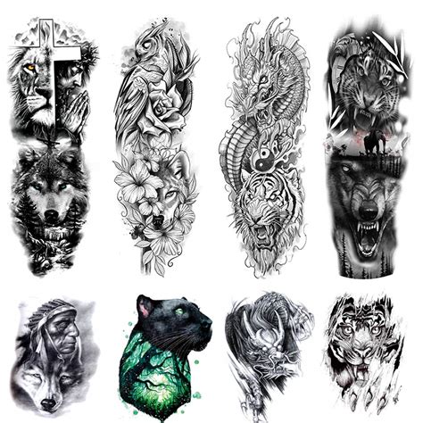forest wolf temporary tattoo forest tattoos full sleeve tattoos hot sex picture