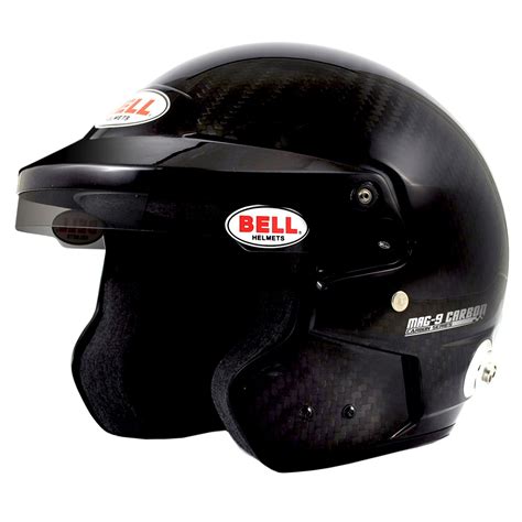 Bell Mag 9 Race Racing Motorsport Lightweight Carbon Open Face Helmet Lid Ebay