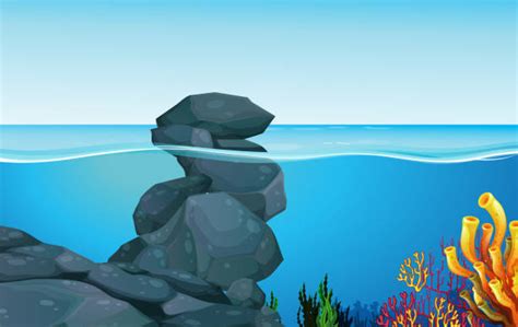 Rock Sea Illustrations Royalty Free Vector Graphics And Clip Art Istock