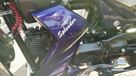 Hero honda splendor+ review by shivam gautam. Restore Bike Hero Honda Splendor 1999 Model - YouTube