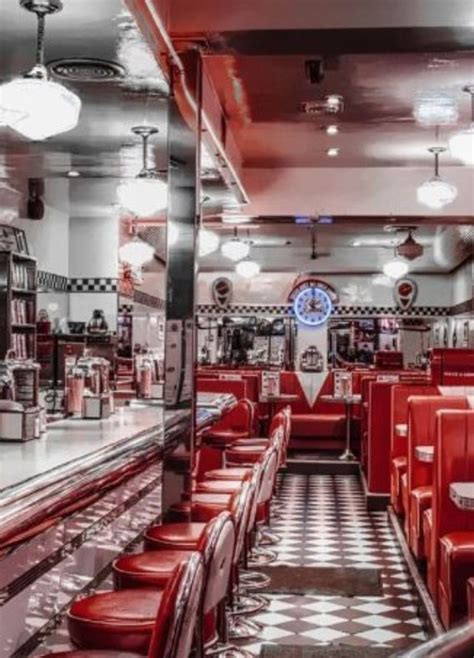 The Diner Diner Aesthetic Vintage Diner Retro Aesthetic