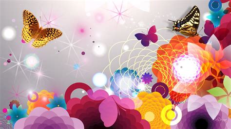 Abstract Butterflies Desktop Wallpapers Top Free