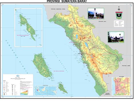 Amazing Indonesia West Sumatra Province Map