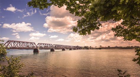 Bridge River Sky Wallpaper Hd Nature 4k Wallpapers Images Photos