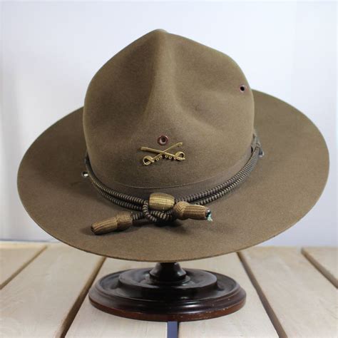 Vintage Stetson Cavalry Hat For Norwich University Etsy Stetson
