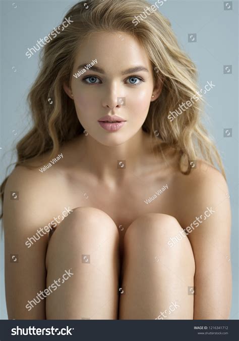 Gorgeous Woman Nude Body Nice Portrait Stock Photo 1216341712