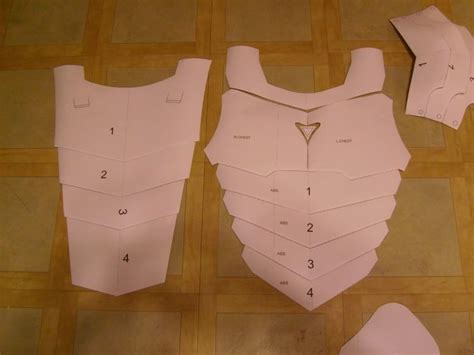 Leather Armor Cosplay Armor Armor Pattern