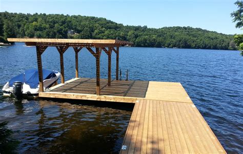 How To Build My Own Boat Dock ~ Making Of Wooden Boat