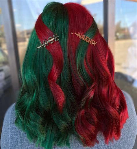 𝗣𝗥𝗘𝗧𝗧𝗬 𝗞 🤍 ️ Hair Styles Christmas Hair Color Ideas Cool Hairstyles