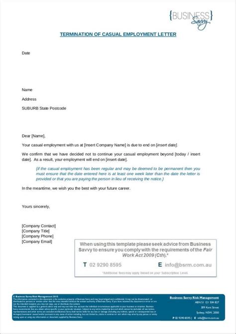 15 Work Termination Letter Free Samples Examples Formats Download