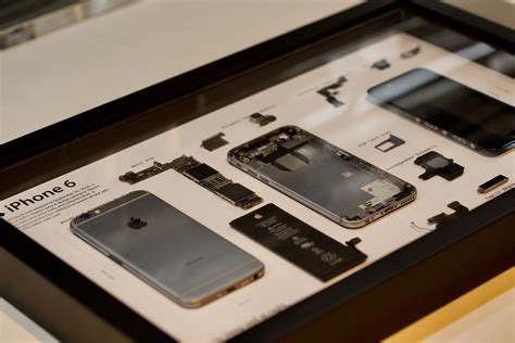 Disassembled Iphone Framed Cellphone Wall Art With Shadow Etsy Ireland