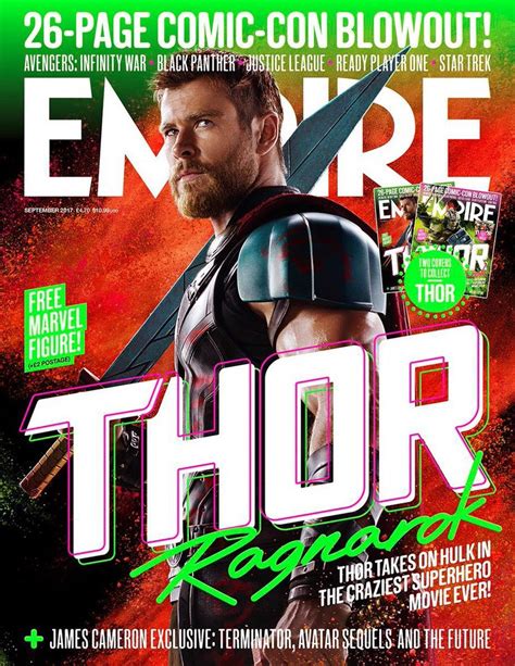 Confira as capas e novas imagens de Thor Ragnarok da edição deste mês