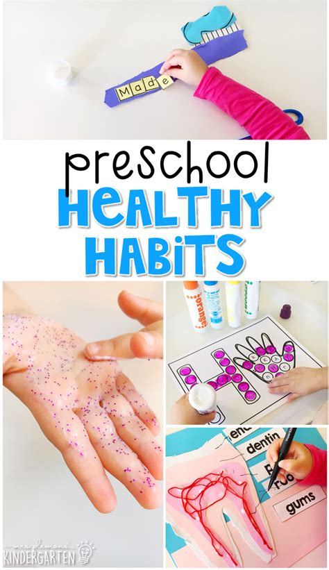 As a guide, help the preschooler 1. Preschool: Healthy Habits - Mrs. Plemons' Kindergarten | Healthy habits preschool, Health ...